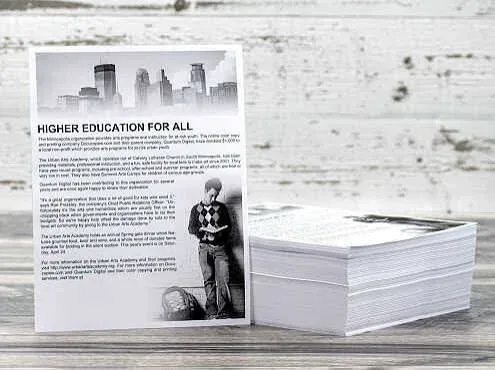 Black-and-white printing (per page)